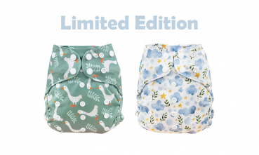 Blümchen diaper cover Snap OneSize (3,5-16kg) limited Edition
